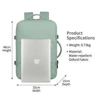 Sac à dos scolaire imperméable en polyester Oxford avec doublure, chargement USB, grande capacité, design unisexe, usage quotidien, voyage