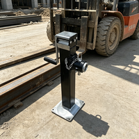Cric de remorque à fonctionnement fluide, capacité stable de 8000 LBS avec système de roulement à billes et levage silencieux pour les utilisateurs de remorques résidentielles