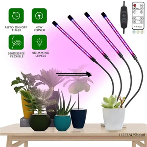 Lámpara LED de Cultivo con Clip Flexible, Ajustable, de Aluminio, IP44, con Temporizador Automático, Espectro Completo, para <span class=keywords><strong>Pl</strong></span>ántulas, Garantía de 2 Años - Product Image 4