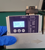 Débitmètre de masse miniature pour gaz et liquides de laboratoire, en alliage d'aluminium, RS485 4-20mA, 3~200m/h, type thermique