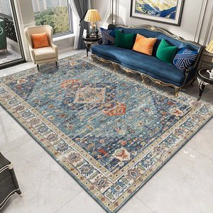Tappeto Lavabile <span class=keywords><strong>per</strong></span> <span class=keywords><strong>Soggiorno</strong></span> Persiano Turco di Grandi Dimensioni Classico Antiscivolo Tappetino <span class=keywords><strong>per</strong></span> Casa Preghiera Fatto a Macchina - Product Image 4