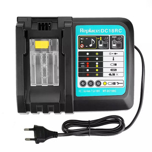 Remplacer Makit a Makit <span class=keywords><strong>Chargeur</strong></span> <span class=keywords><strong>DC18RC</strong></span> Sans Écran 14.4V-18V Power Tool <span class=keywords><strong>Chargeur</strong></span> de Batterie Appareil Électrique - Product Image 4
