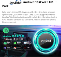 IHeylinkit evrensel Carplay AI kutusu Android 13 QCOM Google oyun mağaza ile tüm araba markaları için 1 yıl garanti