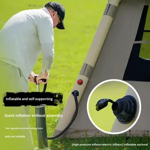 Tenda Gonfiabile in PVC Completamente Automatica per 3-<span class=keywords><strong>5</strong></span> Persone, Campeggio All'aperto Quattro Stagioni, Apertura Rapida, Impermeabile e Portatile - Product Image 3