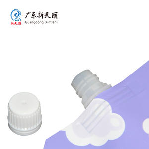 Bolsas de plástico OEM ODM con diseño de logotipo personalizado, 500ml/850ml, bolsa con boquilla de pie, bolsas de almacenamiento de líquidos para detergente para ropa de bebé - Product Image 3