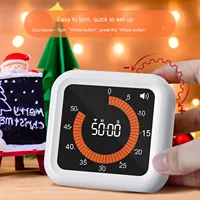 Réveil WiFi avec écran OLED Nouveau minuteur visuel d'auto-discipline Outil silencieux de gestion du temps pour les études des étudiants
