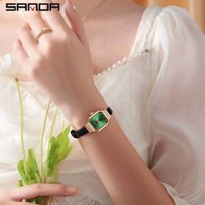 นาฬิกาข้อมือผู้หญิง Sanda 1127 รุ่นวินเทจหรูหรา ทรงแปดเหลี่ยม ดีไซน์มินิมอล กันน้ำ ใช้กลไกควอตซ์ เหมาะสำหรับการเดินทาง - Product Image 2