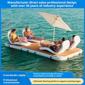 Chaises flottantes très vendues pour <span class=keywords><strong>piscine</strong></span>, île flottante <span class=keywords><strong>gonflable</strong></span> pour 10 personnes, spacieuse pour les fêtes de <span class=keywords><strong>piscine</strong></span> en groupe, loisirs aquatiques - Product Image 4