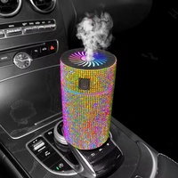 Purificateur d'air automatique moderne à lumière LED de luxe diffuseur d'aromathérapie diffuseur de voiture humidificateur aérosol désodorisant diamant