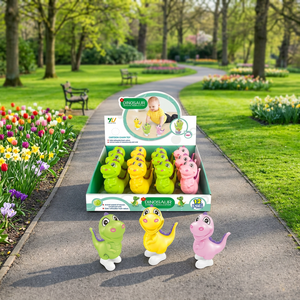Ensemble de jouets à remonter dinosaures, mini-animaux marcheurs, 12 pièces, jouets éducatifs en plastique pour enfants de 2 à 4 ans, unisexe - Product Image 1