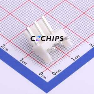 HX39601-3WAD Wire-to-Board Pin Header Bent Lead Through Hole,P=3.96mm Connector 1x3P 3.96mm Right Angle Insert VH - Product Image 1