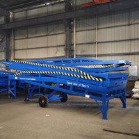 Rampes de chargement hydrauliques manuelles pliables pour conteneurs et camions, démontables en deux parties