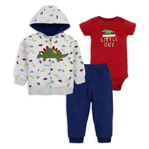 Conjunto de Ropa para Bebé Niño al por Mayor, 3 Piezas, Sudadera con Capucha y Pantalones Deportivos para Bebés de 6 a 24 Meses - Product Image 4