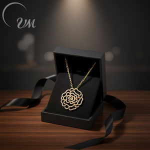 UM Jewelry ขายส่ง จี้เงินแท้ 925 ประดับเพชรซิคอน ชุบทอง สร้อยคอสำหรับทุกเพศ/ผู้ชาย/ผู้หญิง ของขวัญสำหรับงานหมั้นและงานแต่งงาน - Product Image 2