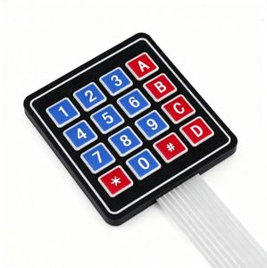 Exquisite Surface Digital Membrane Keypad Custom-designed Anti-scratch Clear PVC <b>Plastic</b> <b>Sheet</b> for Mechanical Equipment - Product Image 5