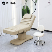 Table de massage électrique de luxe personnalisée pour soins cosmétiques, 3 moteurs, pour cils et visage