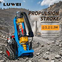 Foreuse hydraulique sur chenilles DTH pour l'exploitation minière en ciel ouvert et le dynamitage de carrières – Système de forage rotatif puissant