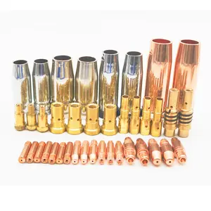 Manufacturer Wholesale Mig/Mag/CO2 Welding Torch Accessories M8*30*1.2 Contact Tip Nozzle
