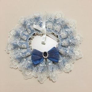 Kingtale đồ trang trí vật nuôi mèo khăn quàng cổ ren Pomeranian Poodle Teddy Dog drool khăn cung Vòng Cổ Phụ Kiện - Product Image 1