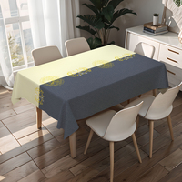 Nappe carrée en PVC multicolore RNPT, design moderne et écologique, avec motif floral, idéale pour pique-nique, camping et fêtes
