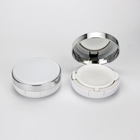 Boîte à coussinets DIY pour fond de teint en poudre libre 15g, distributeur de crème BB liquide, éponge cosmétique, matériel d'emballage