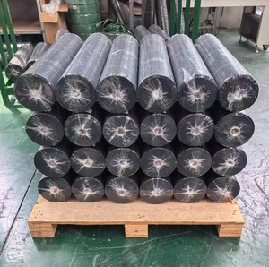 Toile de <span class=keywords><strong>paillage</strong></span> anti-UV en géotextile tissé PP/PE, motif ferme, noir et blanc - Product Image 5