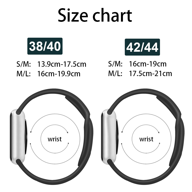 Smartwatch Silicone straps