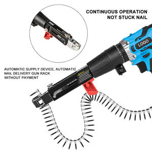 Adattatore automatico per pistola a chiodo a catena a vite per trapano elettrico per la lavorazione del legno - Product Image 3