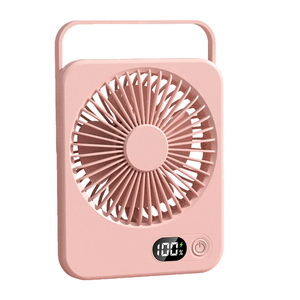 Ventilador de Escritorio Portátil USB Recargable 180 °   Ventilador Personal Plegable con Pantalla de Energía, 5 Velocidades, Ultra Silencioso, de Mesa - Product Image 4