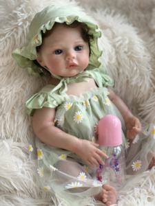 Dongguan Boutique Gril รูปแกะสลักเกิดใหม่ขนาด65ซม. ตุ๊กตาลากควีนสไตล์แอฟริกาใต้ - Product Image 6