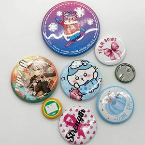 Pin de Solapa Personalizado de Dibujos Animados y Anime, Insignia de Botón de Hojalata con Logotipo, Regalo Promocional - Product Image 2