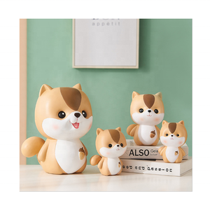 Tirelire en forme d'écureuil en résine, tirelire en forme d'animal, décoration de maison minimaliste, offre spéciale - Product Image 1