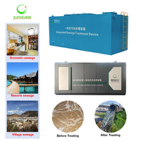Mini station d'épuration des eaux usées Pompe PLC Productivité de 3000 L/heure pour les petites maisons Système de traitement des eaux usées domestiques