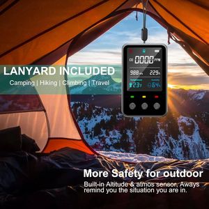 2025 אוויר חיצוני נייד ומקורה צג פחמן חד חמצני עם אזעקת עשן וגלאי גז - Product Image 5