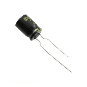 ตัวแทนจำหน่ายอย่างเป็นทางการ ตัวเก็บประจุแบบ CAP ALUM 560UF 20% 6.3V RADIAL Through Hole EEU-FM0J561BJ 560 uF - Product Image 1