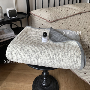 XIAOYUN Pure Cotton Milk Fleece Bedspread Quilted Double Sided Home Use Washable - Product Image 1