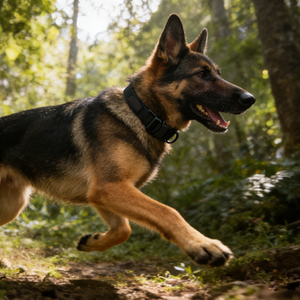 Muker Luxury Embossed PVC Tactical <b>Dog</b> <b>Collar</b> With Quick Release Alloy Snake Buckle for <b>Large</b> and Medium <b>Dogs</b> Training Hunting - Product Image 1