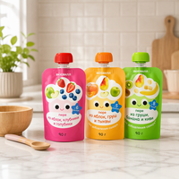 Pochettes à bec verseur personnalisées de qualité supérieure pour jus de fruits et snacks – Sachets souples imprimés sur mesure