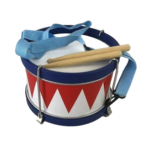 Tambour à main indien de 8 pouces, réglable, pour performance, petit tambour de guerre, tambour de marche - Product Image 1