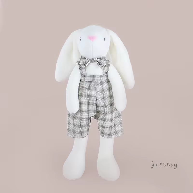 Dressing rabbit-plaid