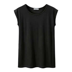 Camiseta sin mangas de verano para hombre con logotipo personalizado OEM TKAN29Z de alta calidad, transpirable, cómoda, 100% algodón, estilo básico. - Product Image 1