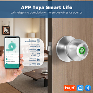 <span class=keywords><strong>Serratura</strong></span> Intelligente per Porta in Alluminio <span class=keywords><strong>con</strong></span> Telecamera, Controllo Accessi, Impronte Digitali e App TUYA per Casa e Camera da Letto - Product Image 5