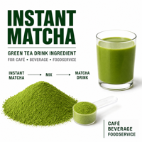 Poudre de Matcha Instantanée, Ingrédient pour Boissons au Thé Vert, Idéal pour les Cafés et les Services de Restauration