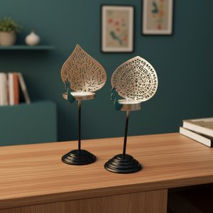 Brass Light <b>Candle</b> Holder <b>Set</b> Traditional Wedding Decor for Home Festival Use Oil Lamps Accessories - Product Image 5