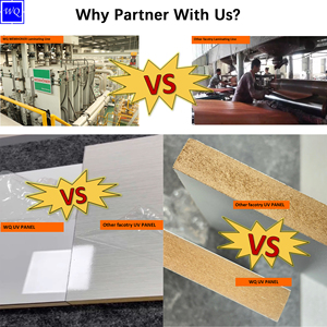 3D Embossed Waterproof Synchronized MDF Laminated Wood <strong>Boards</strong> With Unique Wood Grain Patterns for Kitchen - Product Image 5