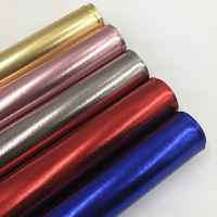Napa texturé couleurs métalliques PVC cuir rouleau résistant à l'eau Faux cuir pour sacs siège de voiture chaise meubles doublure accessoires