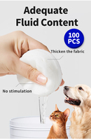 Prix de gros Lingettes nettoyantes pour animaux de compagnie, éliminent efficacement les excréments oculaires et les taches de larmes chez les chiens et les chats