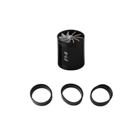 Phổ 65-75 mét Double Decker supercharger Turbo Fan Air intake lọc với nhiên liệu Saver cho xe ô tô