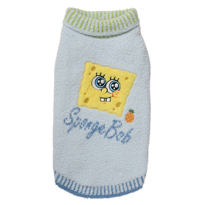 Hoopet SpongeBob Half Fleece Sweater Winter Pet <b>Clothes</b> <b>for</b> Dogs and <b>Cats</b> Comfortable Cute Print Small Size - Product Image 5