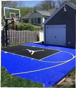 Easy To Assemble Outdoor Basketball 20x20ft Backyard Kit